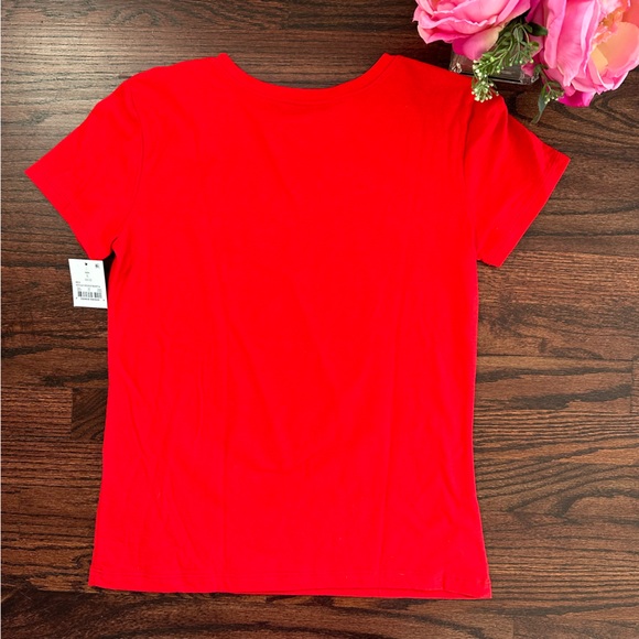 NWT Minnie Mouse Merry & Bright tee, size L/10-12 - Picture 2 of 5